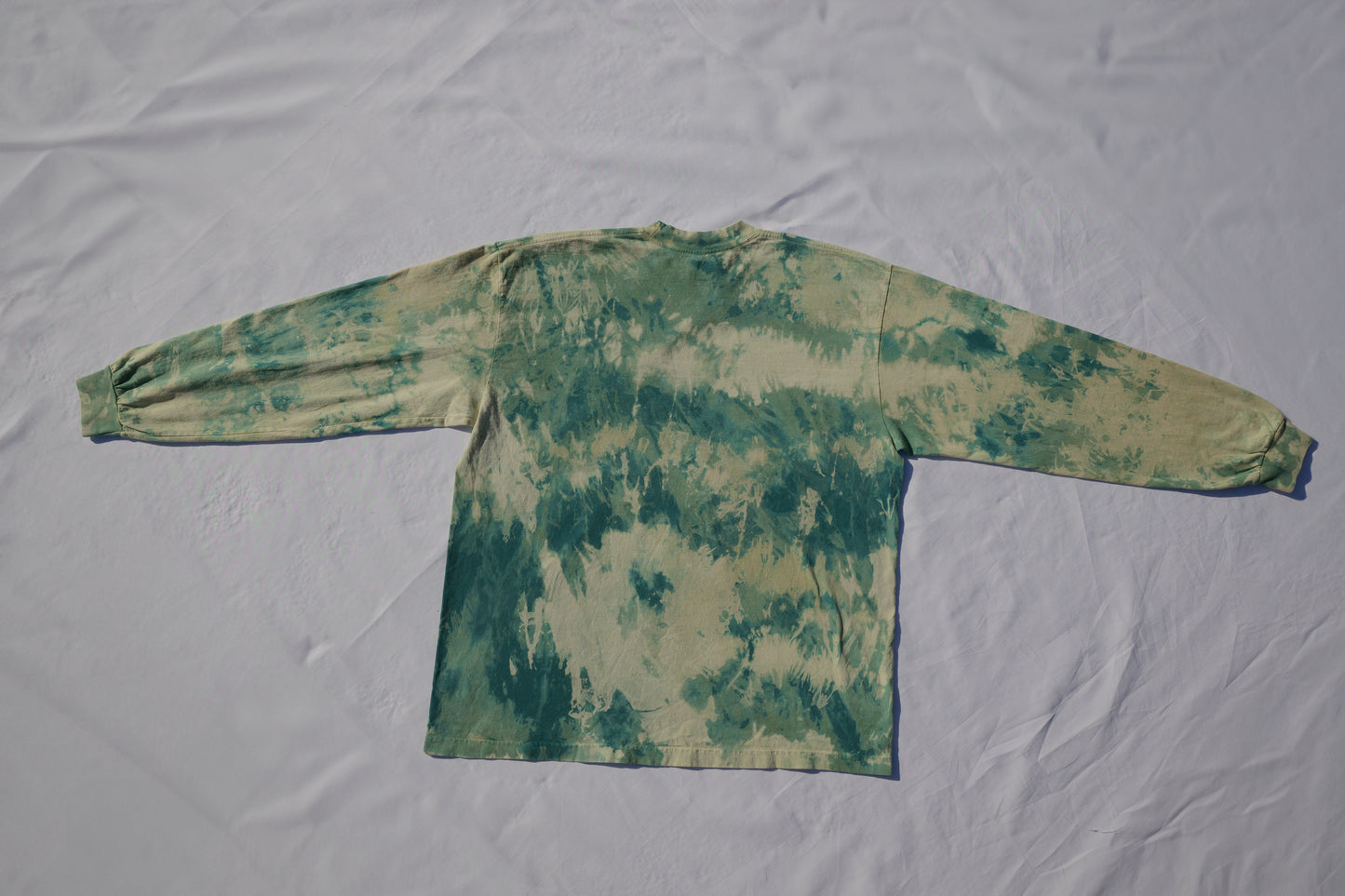 green long sleeve shirt