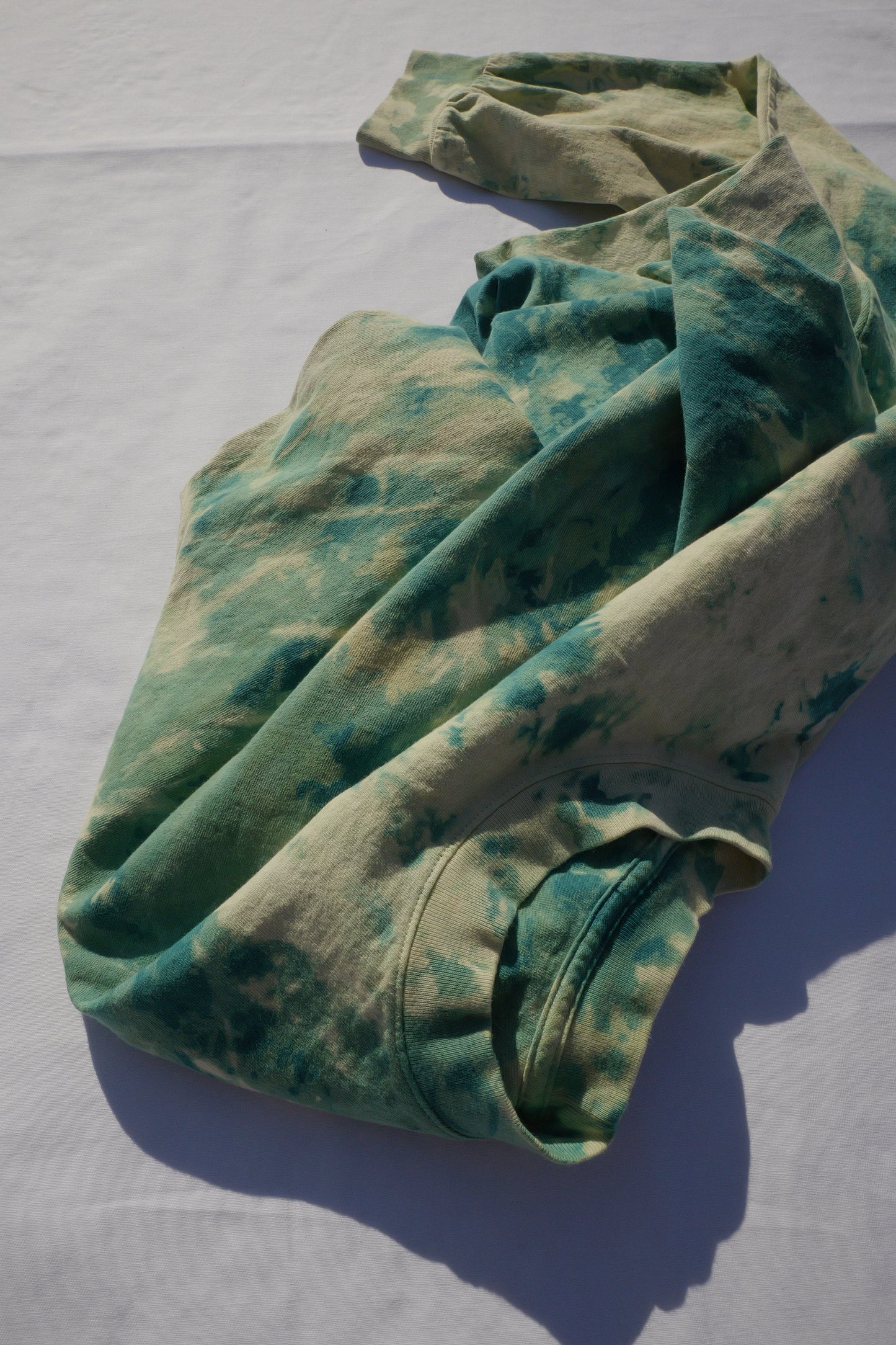 green long sleeve shirt