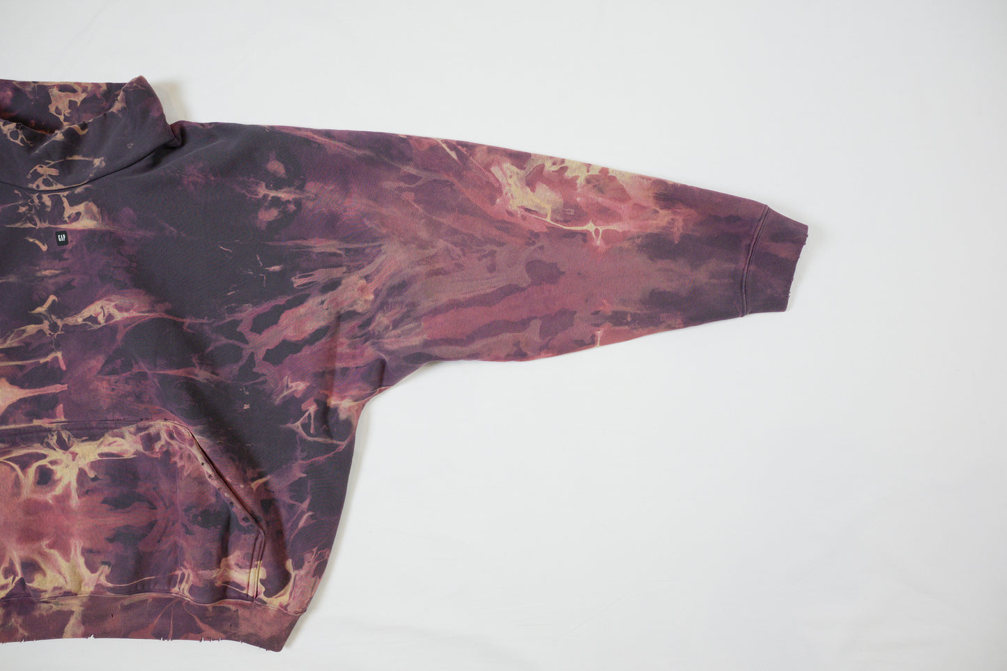 YZY pink + purple mock neck sweatshirt