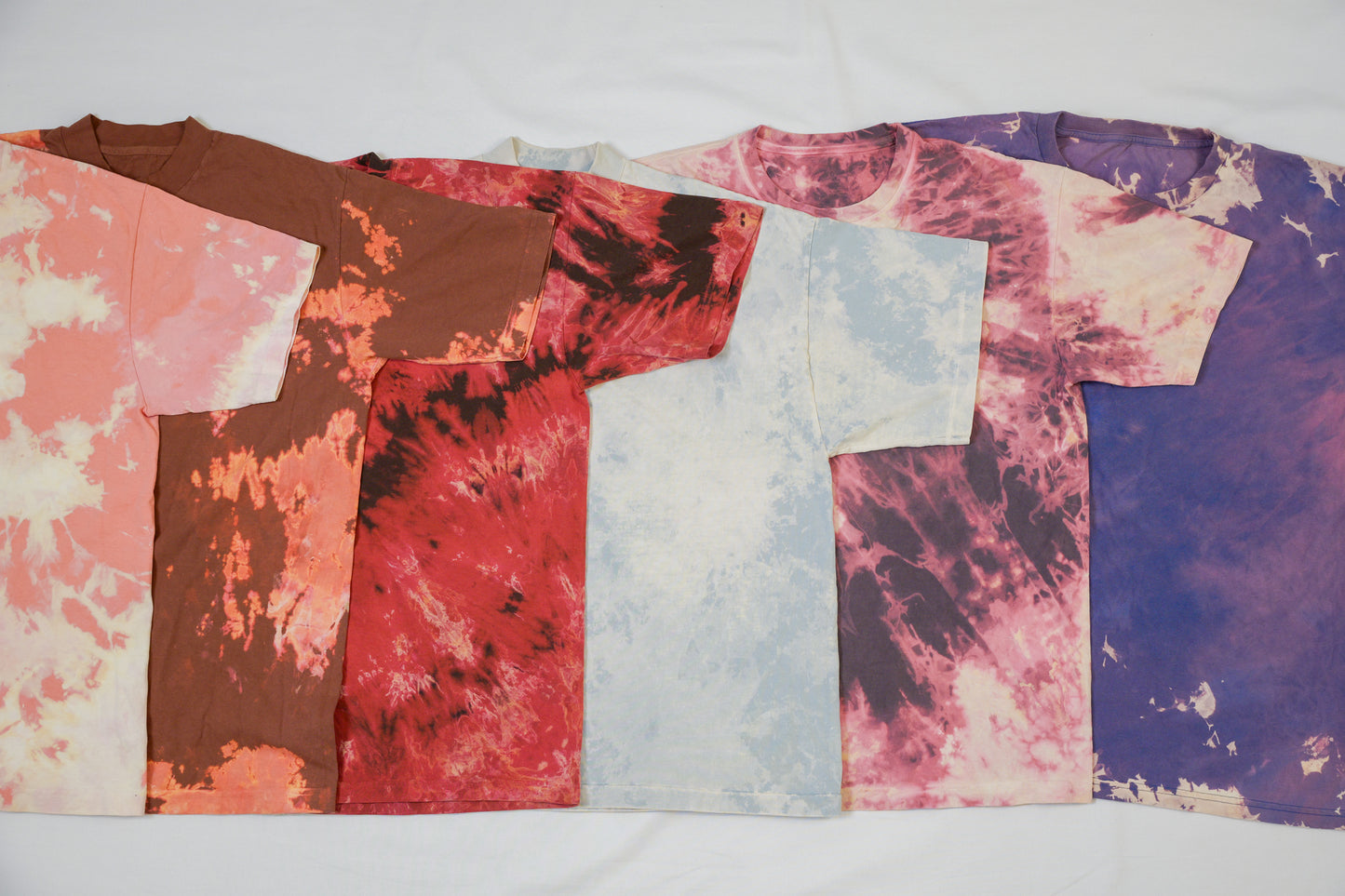 6 multicolored t-shirt bundle