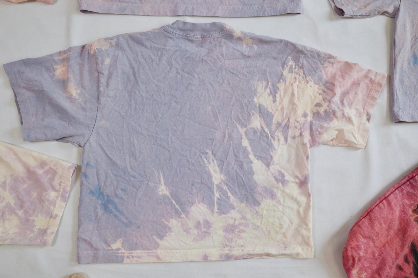 purple pink crop top bundle