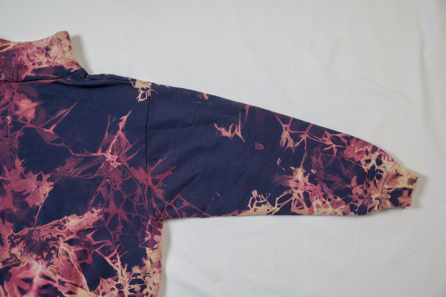 purple tyger cloth mock neck sweater