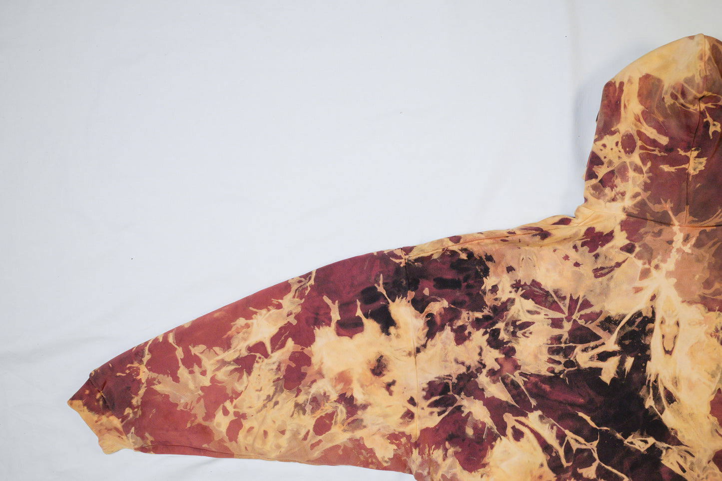 red + yellow double layer hoodie