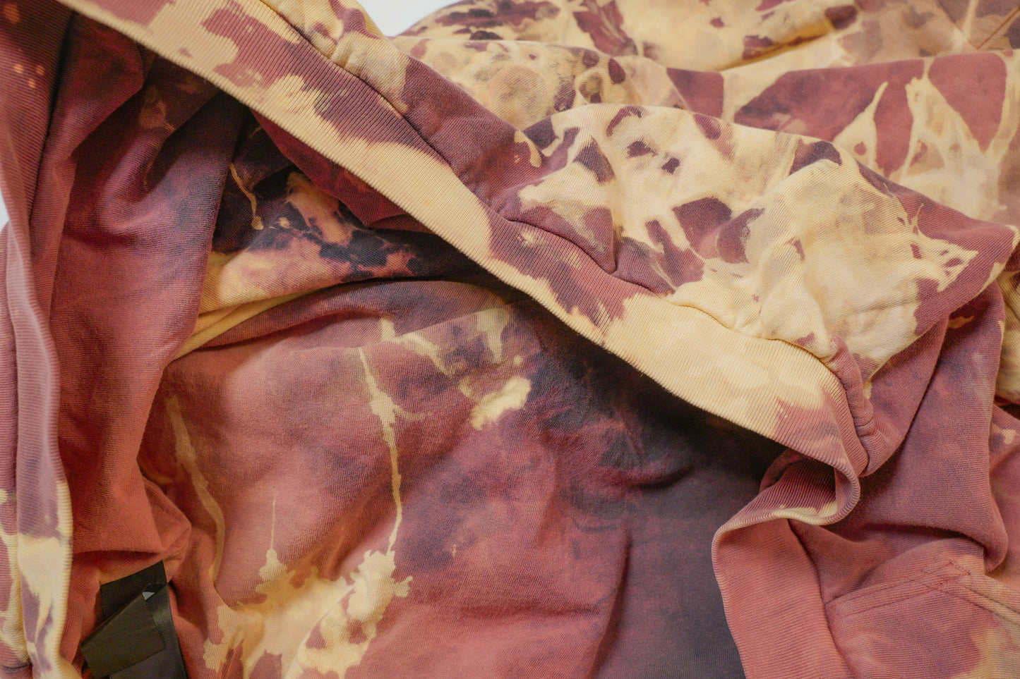red + yellow double layer hoodie