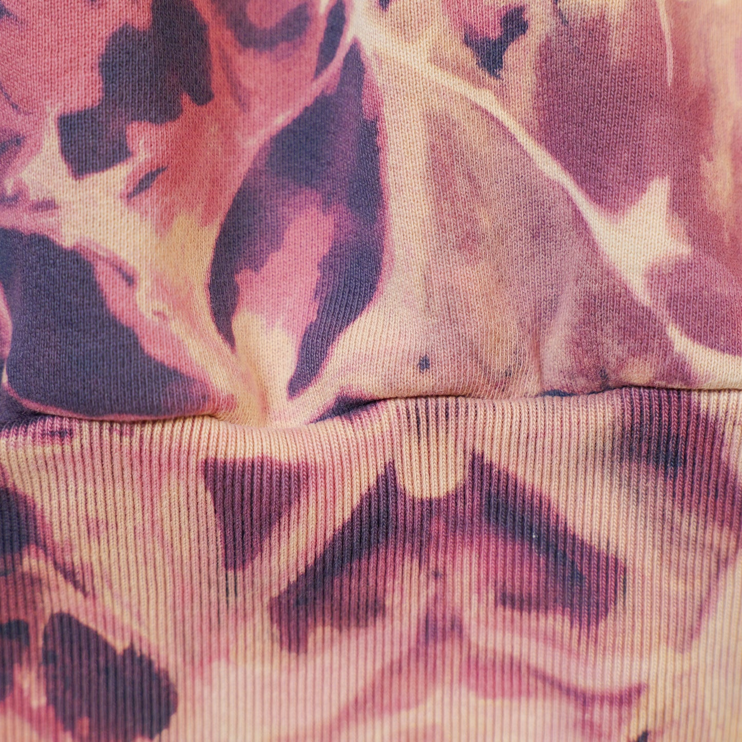 purple tyger cloth mock neck sweater
