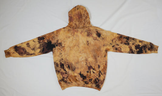 black + tan hoodie