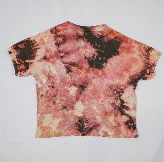 baby rib red crop top