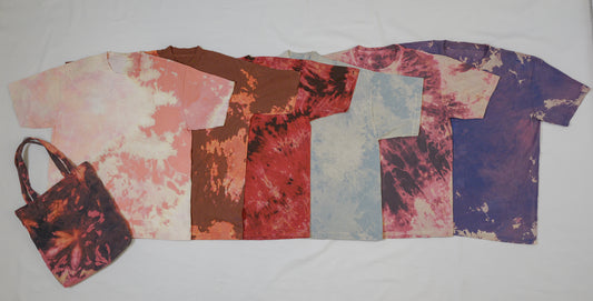 6 multicolored t-shirt bundle