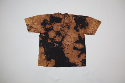 black and orange shirt